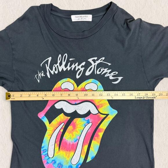 Daydreamer Rolling Stones Tie-Dye Tongue Tee Size Small Vintage Vibe‎ Band Shirt - Picture 7 of 7